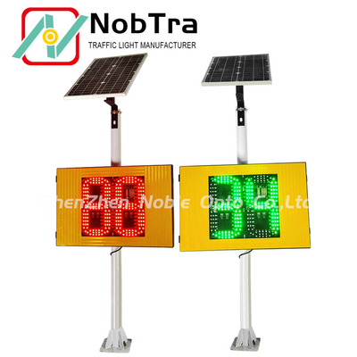 太阳能雷达交通信号灯 IP54耐候 具有高耐久性EC认证